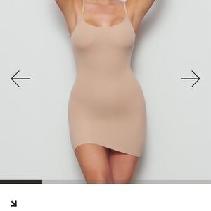 SKIMS Clay Slip Dress